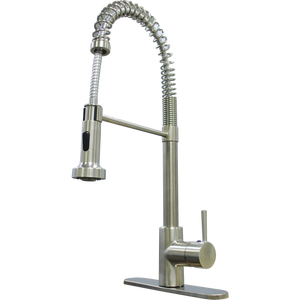 EMPIRE FAUCE SP5000N-A COILED SPR FAUCET SGLE BRSH NCKEL