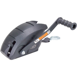 DUTTON 17027 PREMIUM 1500 LB COVERED WINCH BLACK
