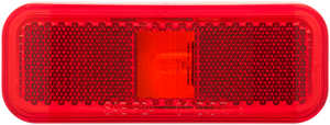 OPTRONICS MC44RBP RECT CLEARANCE LIGHT RED