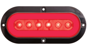 OPTRONICS STL111RFB LED TAIL GLOLT; FLNGMNT; OVAL; PL3