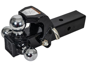 BUYERS PRODUCTS 1802280 TRIBALL HITCH W/PINTLE BLACK 2.5IN