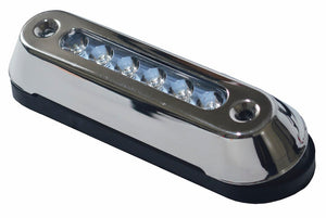 T-H MARINE LED-SM7815-B-DP BLUE OVAL SS BEZEL LED