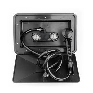 DURA FAUCET DF-SA170-BK EXTERIOR SHW BOX KITBLACK