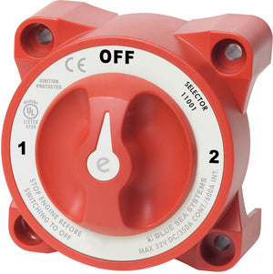 BLUE SEA 11001-BSS SWITCH BATTERY E SELECTOR 3P W/AFD