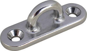 SEA DOG 088721 STAINLESS OBLONG EYE PLATE 3'