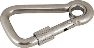 SEA DOG 150128 SS LOCKING ASYM SNAP W/EYE 4-3 /4'