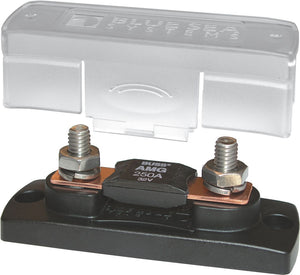 BLUE SEA 5001-BSS FUSE BLOCK MEGA 100 300A W/COVER