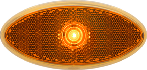 OPTRONICS MCL0030ABBP LED 2X4 M/C;AMB;RFLX;BLKBASE;HARDW;