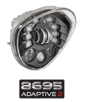 JW SPEAKER 0555151 8695A2-12V LED HEADLIGHT BLACK