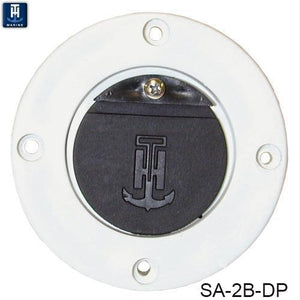 T-H MARINE SA-2B-DP WHITE/BLACK SCUPPER ADAPTER