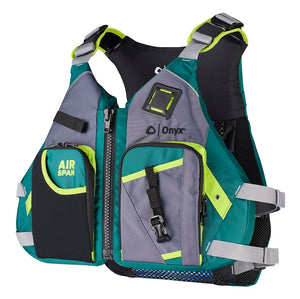 ONYX OUTDOOR 123200-400-060-23 AIR SPAN ANGLER PADDLING KAYAK VEST