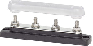 BLUE SEA 2307-BSS BUSBAR 4 X 1/4IN-20 COMMON BUS W/CV