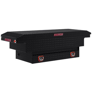 WEATHERGUARD 131-5-03 COM LOW PRO SADDLE-ALUM GLOSS BLK
