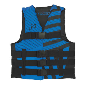 AIRHEAD 30081-06-A-BKSB AIRHEAD TREND VEST BLACK / SKY BLU