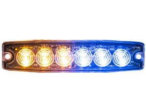 BUYERS PROD 8892208 LIGHT STROBE 5-1/8IN 6-LED AMBER/BL