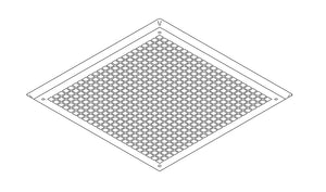 COLEMAN RVP 6798-3041 GRILLE PLASTIC POLAR WHIT