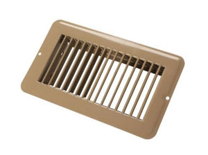 JR PRODUCTS 02-28955 4 X 8 FLOOR REG.UNDMPR MET BRN