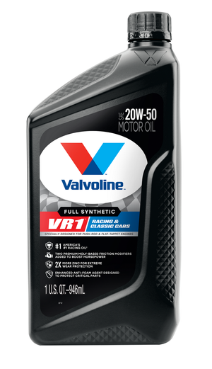 VALVOLINE 679082 VR1 SYNTH RACING 20W50 6 1QT CASE