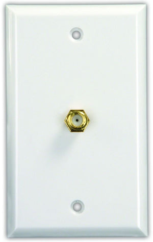 JR PRODUCTS 47785 INTERIOR CABLE TV PLT PW