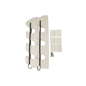 TACO METALS P03-133W ROD RACK 3 ROD W/ BUNGEE WHITE