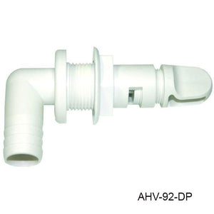 T-H MARINE AHV-92-DP 3/4' 90 DEGREE WHITE AERATOR HEAD
