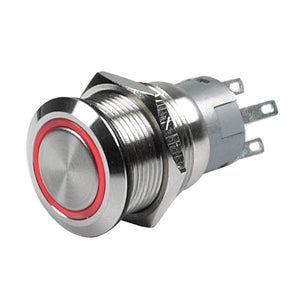 BEP 80-511-0001-01 PUSH BUT SW ON/OF RING ILLUM 12V RE