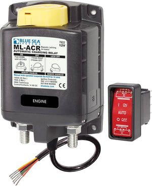 BLUE SEA 7622-BSS SOLENOID ML 500A 12V ACR W/MANCTRL