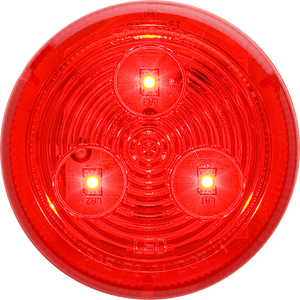 OPTRONICS MCL57RBP RND 2 1/2' LED CL/MARK LITE RD