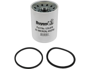 BUYERS PROD U3L6FE ELEMENT FILTER 25 MIC 60 GPM