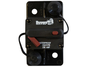 BUYERS PRODUCTS CB251PB CIRCUIT BREAKER 250 AMP PUSH-TO-TRI