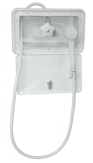 EMPIRE FAUCE SHWRBOX-1-WHT SHWR BOX W/SNGL LVR WH SHWR VALVE