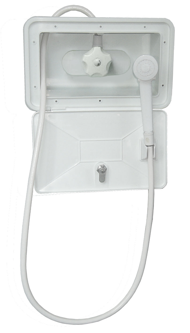 EMPIRE FAUCE SHWRBOX-1-WHT