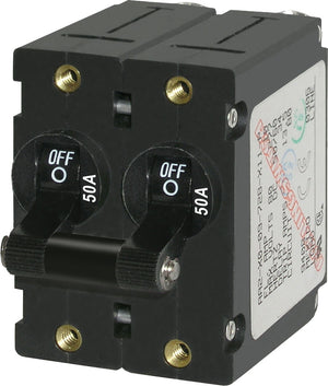 BLUE SEA 7241-BSS CIRCUIT BREAKER AA2TOGGLE 50A BLK