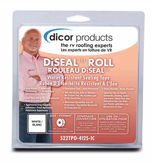 DICOR 522TPO-4125-1C ROOF REP TAPE-WH 4'X12.5'