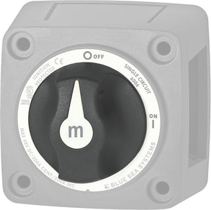 BLUE SEA 7901200-BSS SWITCH BATTERY M KNOB REPLACE BLK