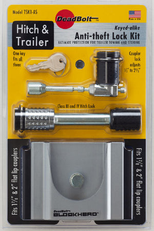 C.T. JOHNSON TSK3-AS TOW & STOW ANTI-THEFT LOCK KIT