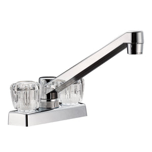 DURA FAUCET DF-PK640A-CP TWO HANDLE 4' KITCHEN/BAR FAUCET
