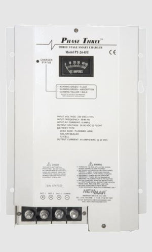 NEWMAR PT-24-45U BATT CHGR PHASE 3 24V 45A 3 BANK
