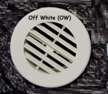 D&W INC. 3840ROW HEAT VENT 4' OFF WHITE