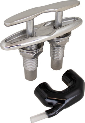 SEA DOG 041426 STAINLESS PULL-UP CLEAT 6' SHAFT MO