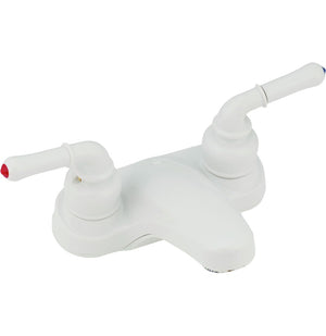 EMPIRE FAUCE U-YWI77W 4' LAV W/ LVR HDLS WHT