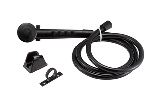 DURA FAUCET DF-SA130-BK RV SHOWER HEAD & HOSE - BLACK