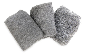 PERFORMANCE TOOL W1253 3 PC STEEL WOOL MULTIGRADE
