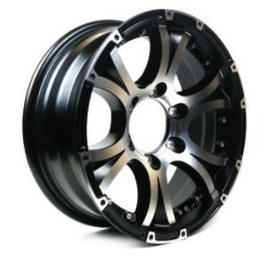 TASKMASTER AX02660865BMFL ALUMINUM - 16X6 8X6.5 BLACK MACHINE