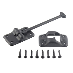 AP PRODUCTS 013-085BL PLASTIC DOOR HOLDBACK 6' BLACK