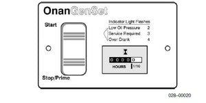 CUMMINS 300-4937 ONAN DELUXE REMOTE PANEL