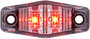 OPTRONICS MCL13CR2B LED MARK W/ CLEAR LENS;MINI;RED
