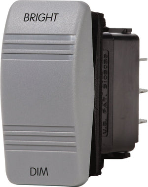 BLUE SEA 8216-BSS SWITCH CONTURA SPDT(ON)-OFF-(ON)DIM