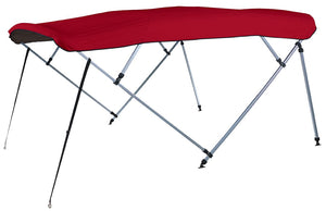 CARVER A(8SQ)4893UB 4 BOW(8'-SQ) PONTOON TOP W/BOOT SUN