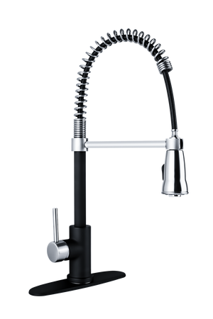 DURA FAUCET DF-NMK504-MBSN SPRING COIL PULL-DOWN RV KITCHEN FA